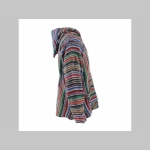 " MEXICO " hrubá bundomikina s kapucou "Klokanka " 80%bavlna 20%polyester farba: šedá s multifarebnými pruhmi
